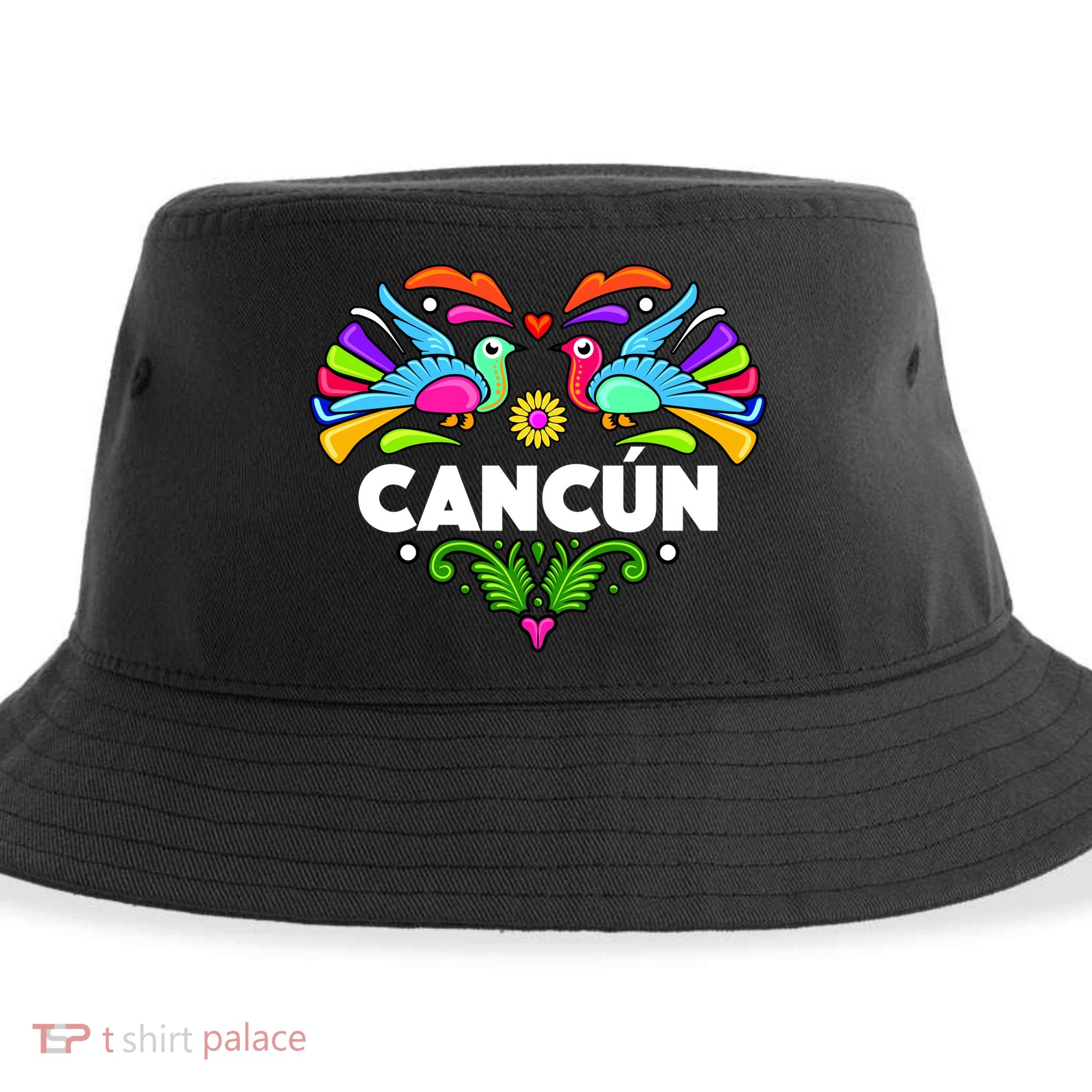 Cancun Artistic Heart Sustainable Bucket Hat