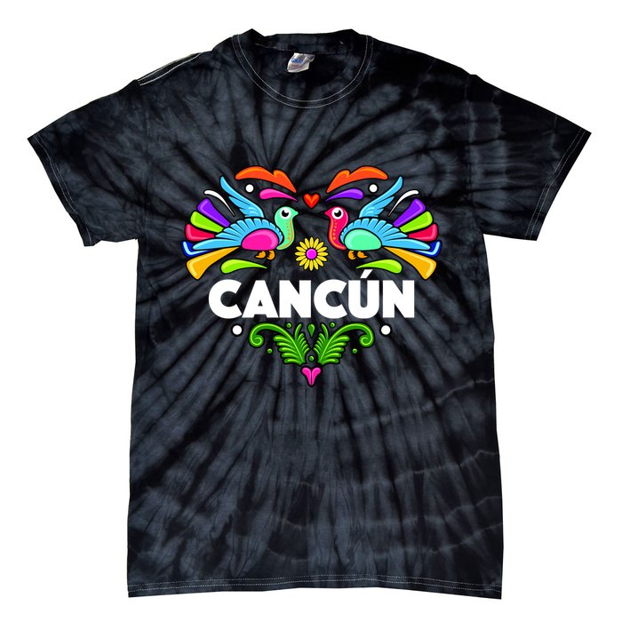 Cancun Artistic Heart Tie-Dye T-Shirt