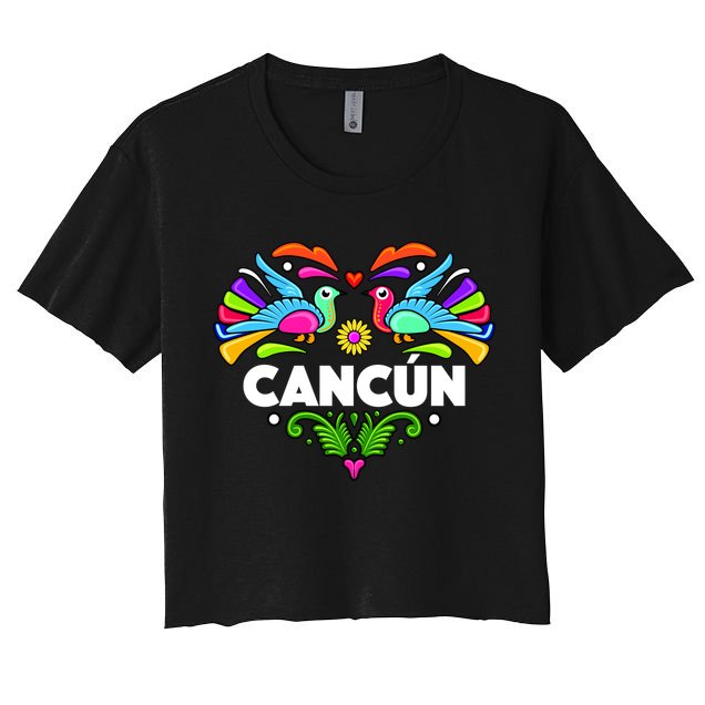 Cancun Artistic Heart Crop Top