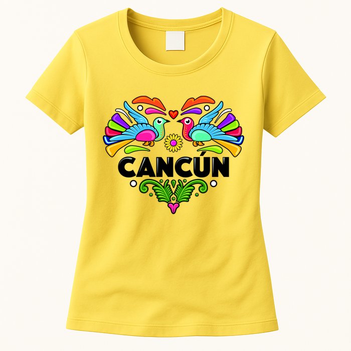 Cancun Artistic Heart Womens T-Shirt