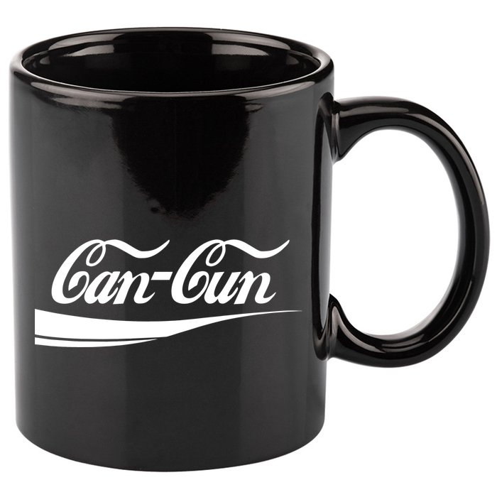 Cancun Classic Logo 11oz C Handle Ceramic Mug