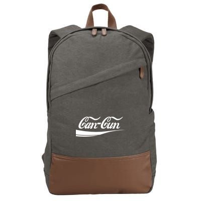 Cancun Classic Logo Cotton Canvas Backpack