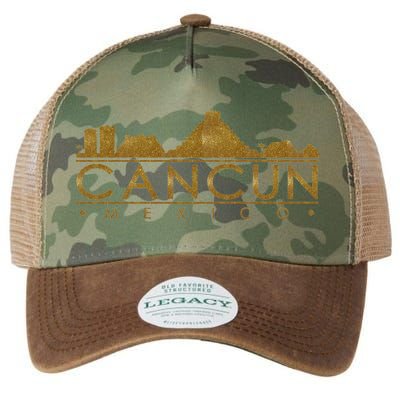 Cancun Limited Edition Gold Glitz Legacy Tie Dye Trucker Hat