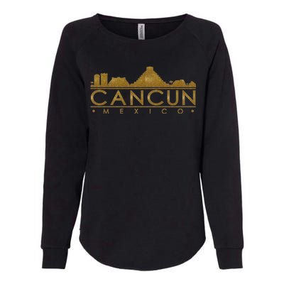 Cancun Limited Edition Gold Glitz Womens California Wash Sweatshirt