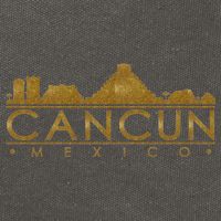 Cancun Limited Edition Gold Glitz Cotton Canvas Backpack