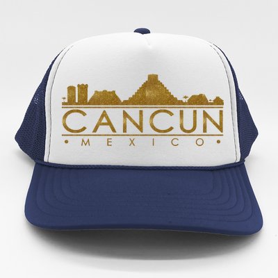 Cancun Limited Edition Gold Glitz Trucker Hat