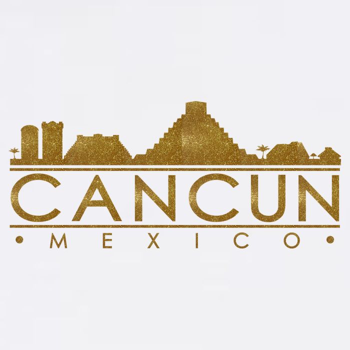 Cancun Limited Edition Gold Glitz Cooling Performance Crew T-Shirt