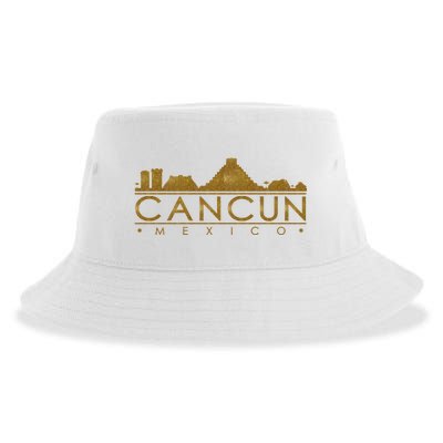 Cancun Limited Edition Gold Glitz Sustainable Bucket Hat