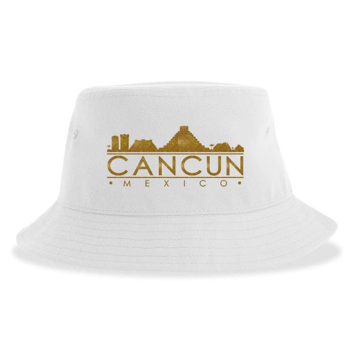 Cancun Limited Edition Gold Glitz Sustainable Bucket Hat