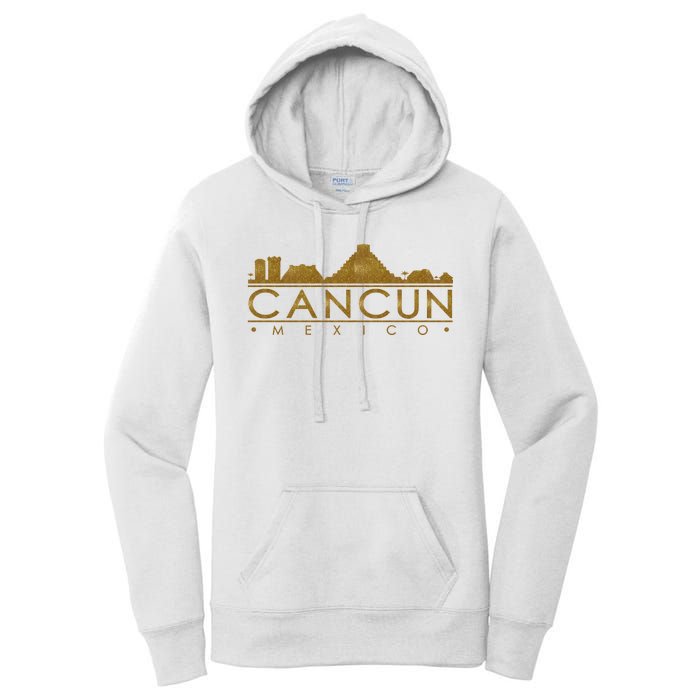 Cancun Limited Edition Gold Glitz Women's Pullover Hoodie