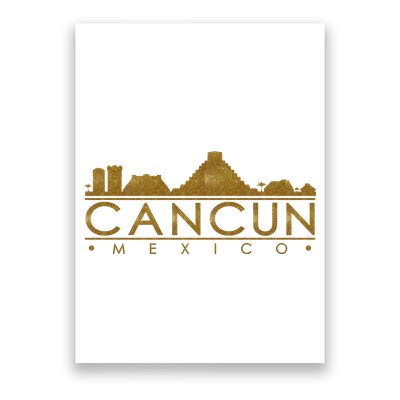 Cancun Limited Edition Gold Glitz Poster