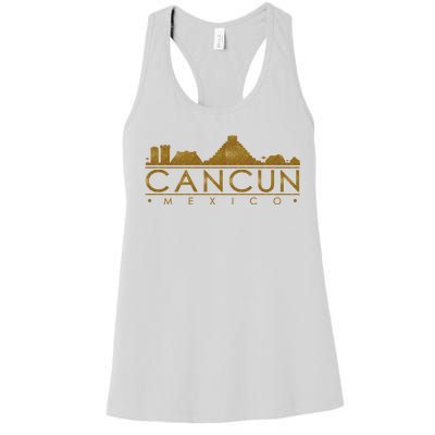 Cancun Limited Edition Gold Glitz Women's Racerback Tank