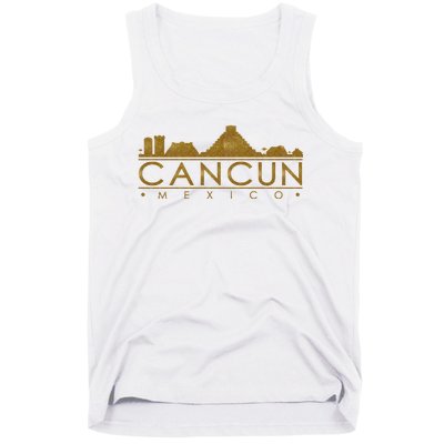 Cancun Limited Edition Gold Glitz Tank Top