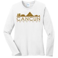 Cancun Limited Edition Gold Glitz Ladies Long Sleeve Shirt