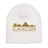 Cancun Limited Edition Gold Glitz Short Acrylic Beanie