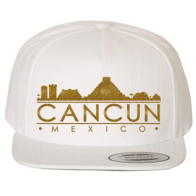Cancun Limited Edition Gold Glitz Wool Snapback Cap