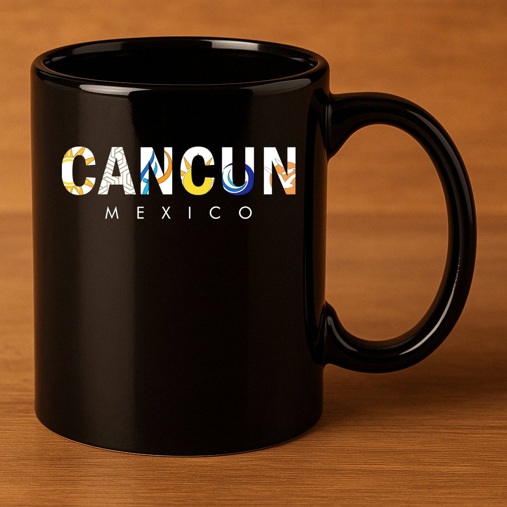 Cancun Mexico 11oz C Handle Ceramic Mug