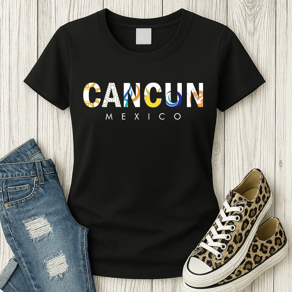 Cancun Mexico Womens T-Shirt