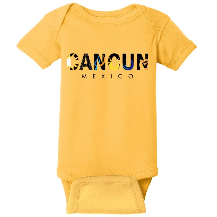 Cancun Mexico Baby Bodysuit