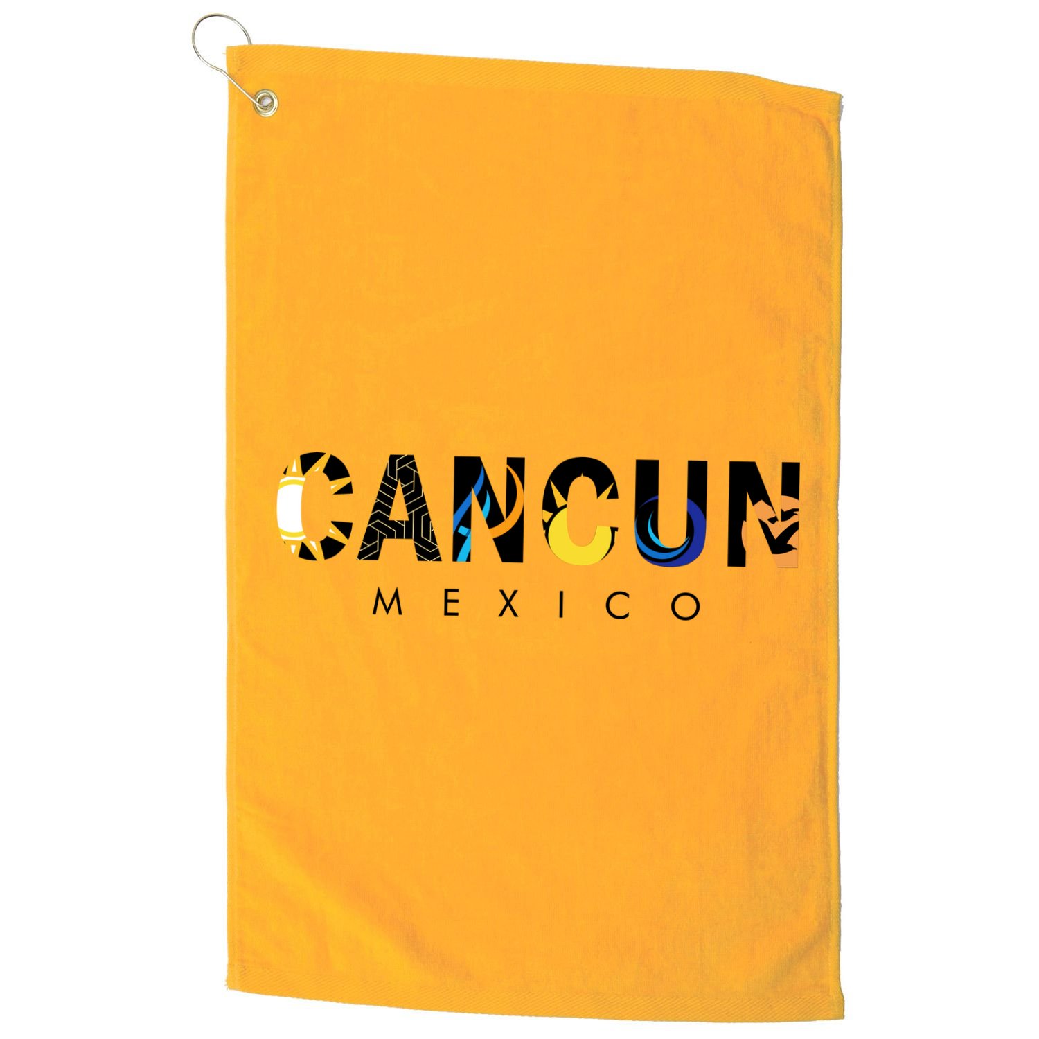 Cancun Mexico Golf Towel