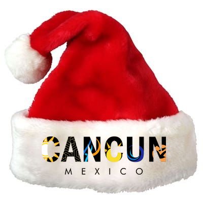 Cancun Mexico Premium Christmas Santa Hat