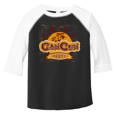 Cancun Mexico Vintage Toddler Fine Jersey T-Shirt