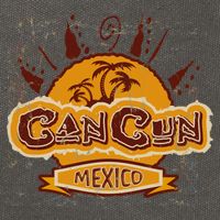 Cancun Mexico Vintage Cotton Canvas Backpack