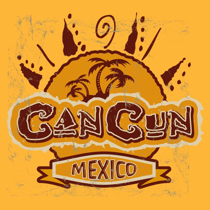 Cancun Mexico Vintage Performance Shirt