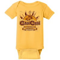 Cancun Mexico Vintage Baby Bodysuit