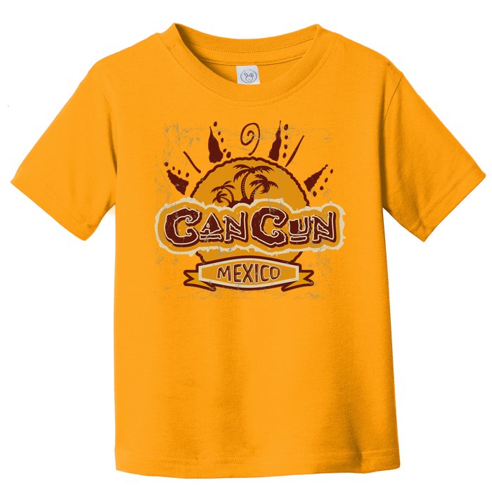 Cancun Mexico Vintage Toddler T-Shirt