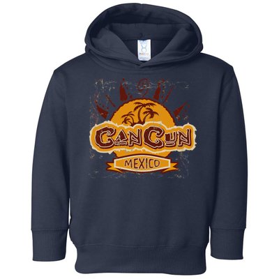 Cancun Mexico Vintage Toddler Hoodie