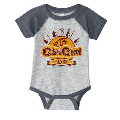 Cancun Mexico Vintage Infant Baby Jersey Bodysuit