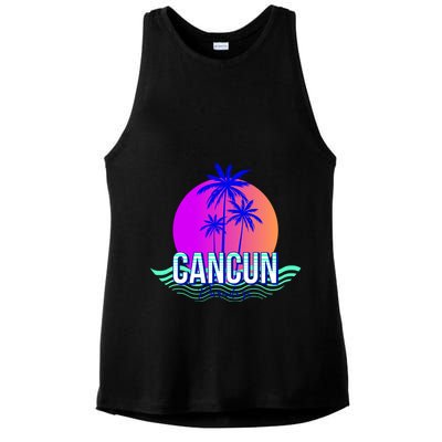 Cancun Paradise Ladies PosiCharge Tri-Blend Wicking Tank