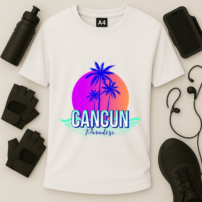 Cancun Paradise Cooling Performance Crew T-Shirt