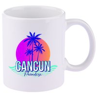 Cancun Paradise 11oz C Handle Ceramic Mug