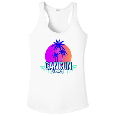 Cancun Paradise Ladies PosiCharge Competitor Racerback Tank