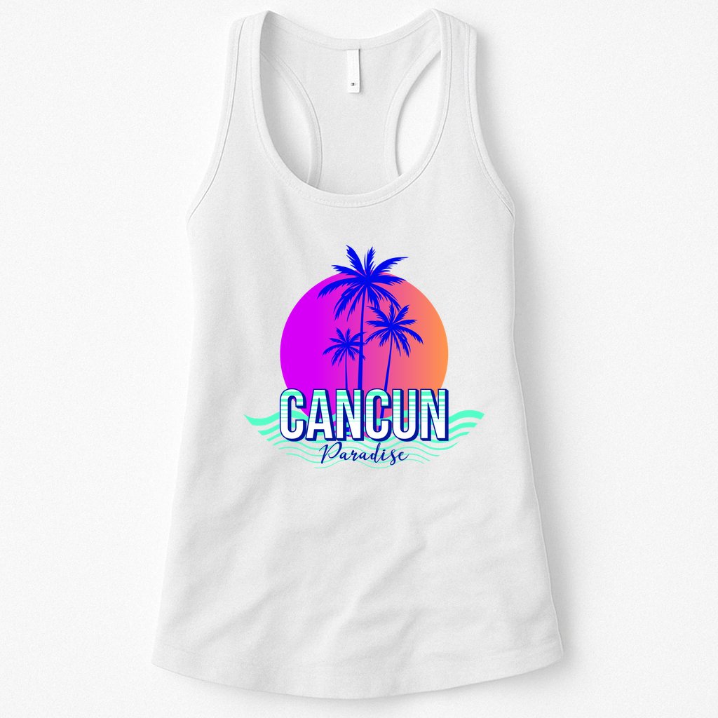 Cancun Paradise Womens Tank Top