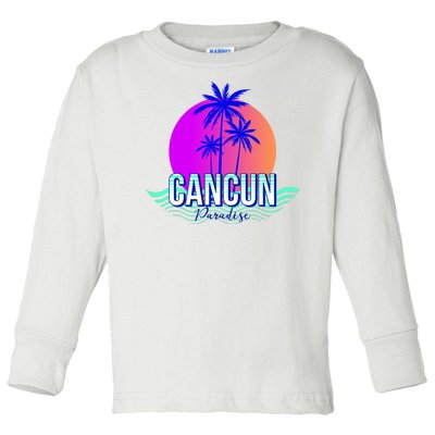 Cancun Paradise Toddler Long Sleeve Shirt