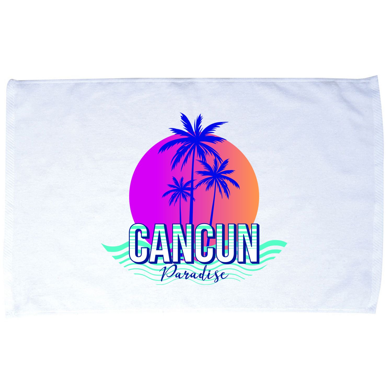 Cancun Paradise Microfiber Hand Towel