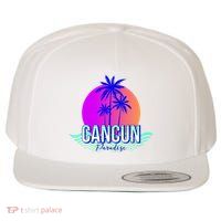 Cancun Paradise Wool Snapback Cap