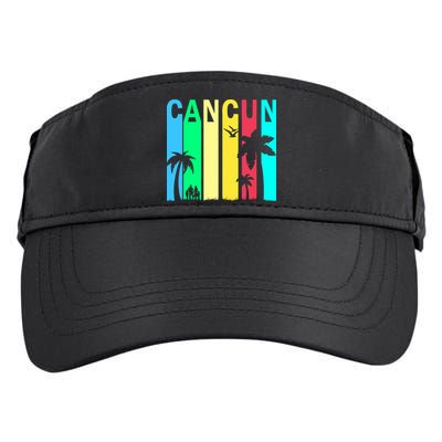 Cancun Retro Logo Adult Drive Performance Visor
