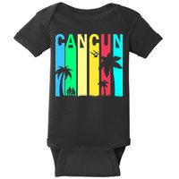 Cancun Retro Logo Baby Bodysuit