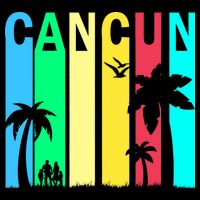 Cancun Retro Logo Baby Bodysuit