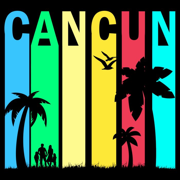 Cancun Retro Logo Baby Bodysuit