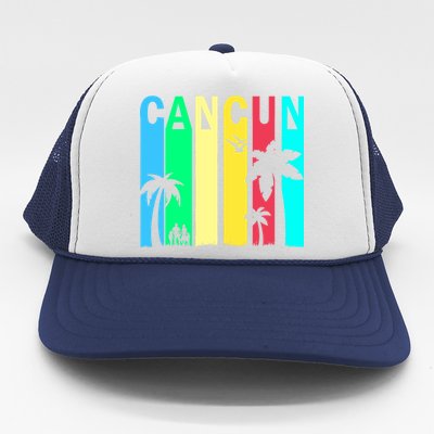 Cancun Retro Logo Trucker Hat