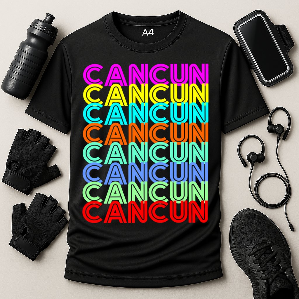 Cancun Retro Techno Performance Shirt