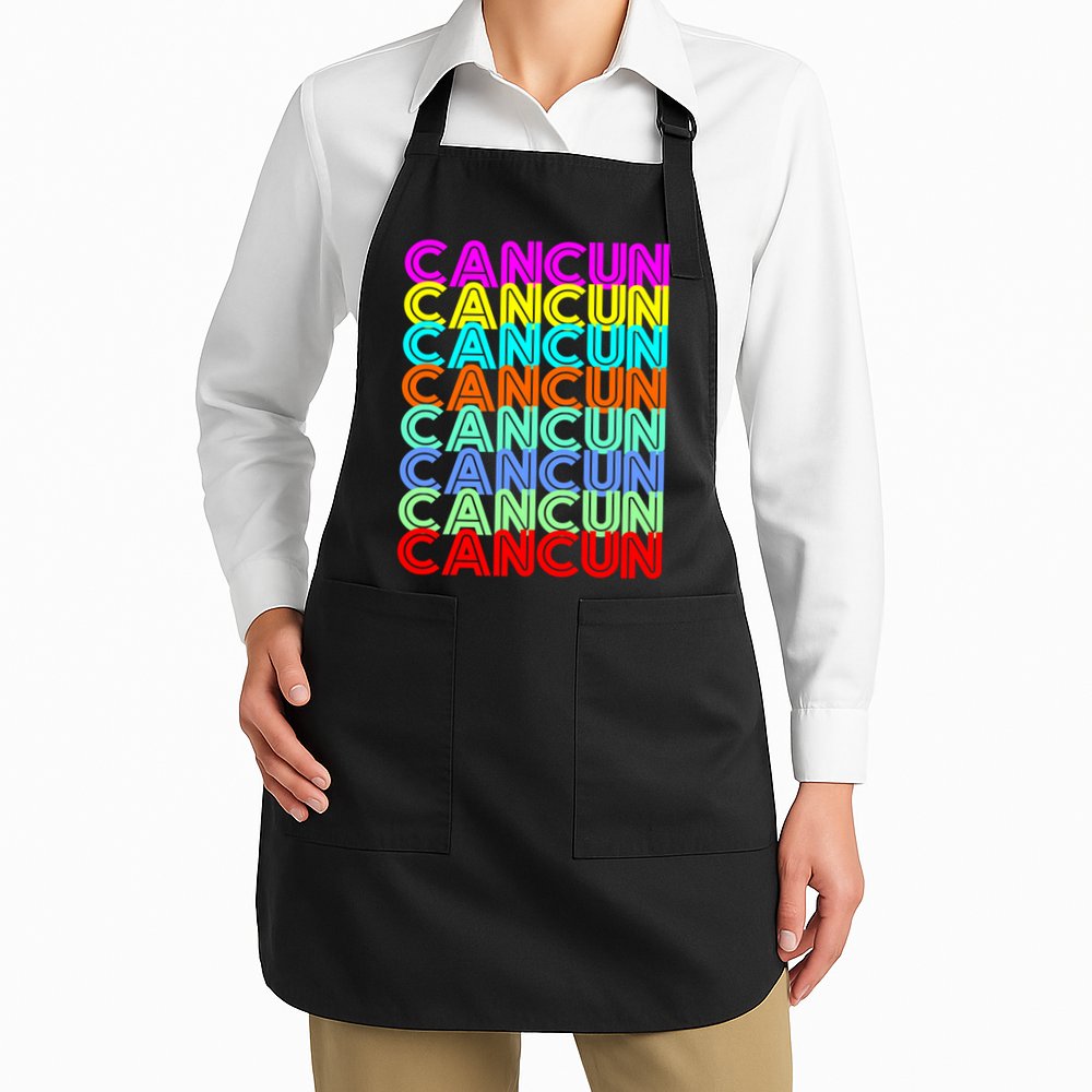 Cancun Retro Techno Apron