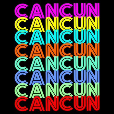 Cancun Retro Techno T-Shirt