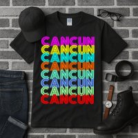 Cancun Retro Techno Tall T-Shirt