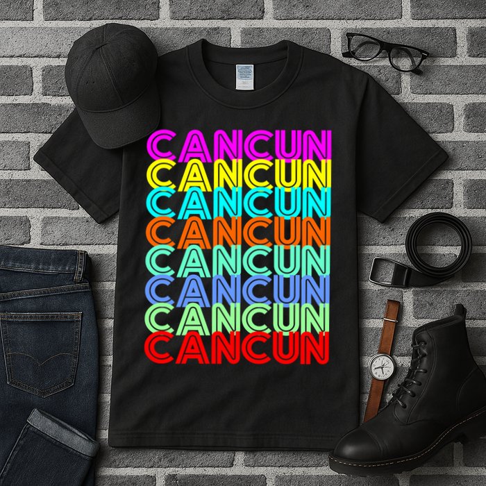 Cancun Retro Techno Tall T-Shirt